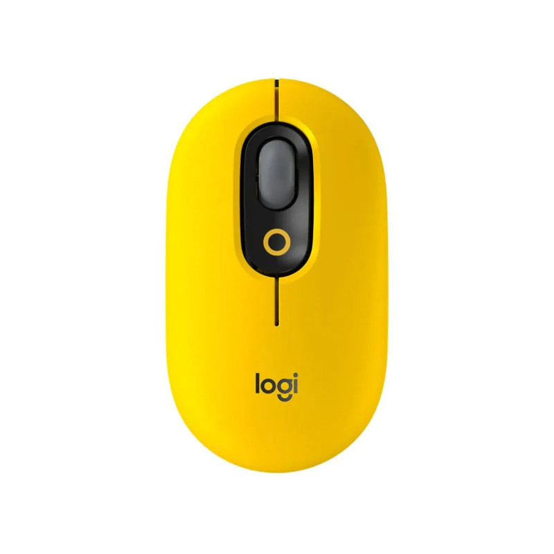 Logitech POP Bluetooth Wireless Mouse - Blast Yellow - فأرة